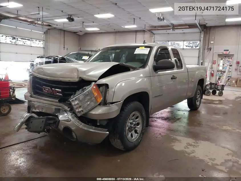 2007 GMC Sierra 1500 Work Truck VIN: 2GTEK19J471724175 Lot: 45608855