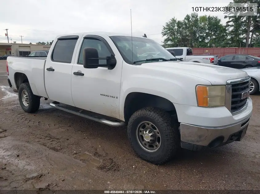 2008 GMC Sierra 2500Hd Work Truck VIN: 1GTHK23K38F196515 Lot: 45548463