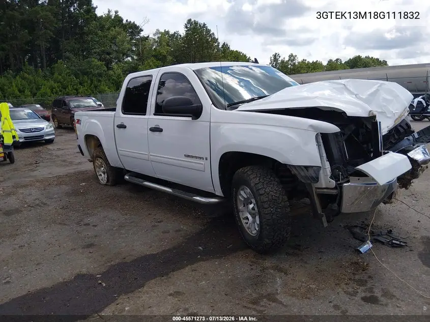 2008 GMC Sierra 1500 Sle1 VIN: 3GTEK13M18G111832 Lot: 45571273