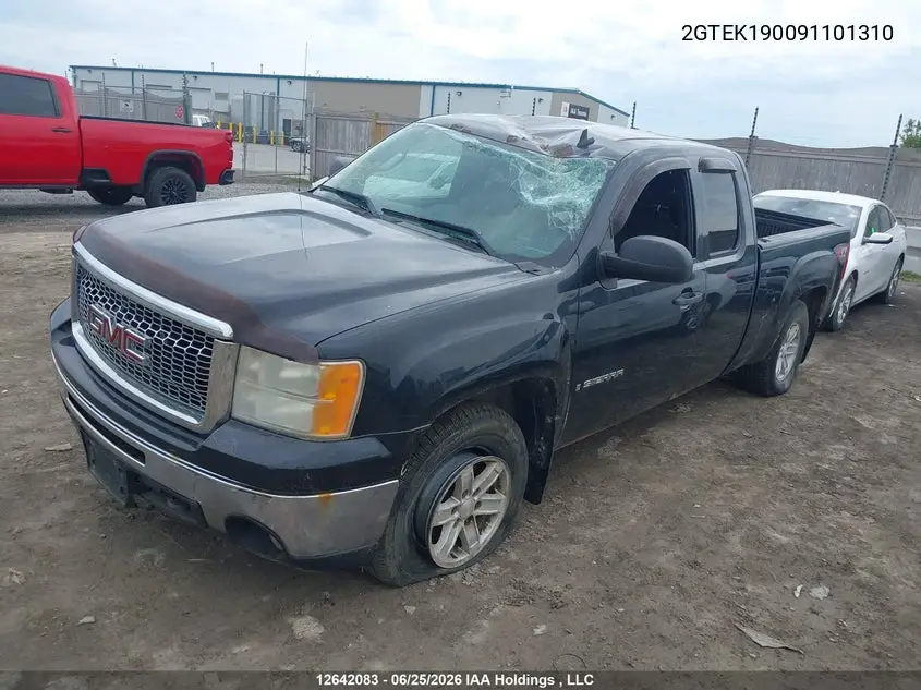 2009 GMC Sierra 1500 Sle/Slt/Wt VIN: 2GTEK190091101310 Lot: 12642083
