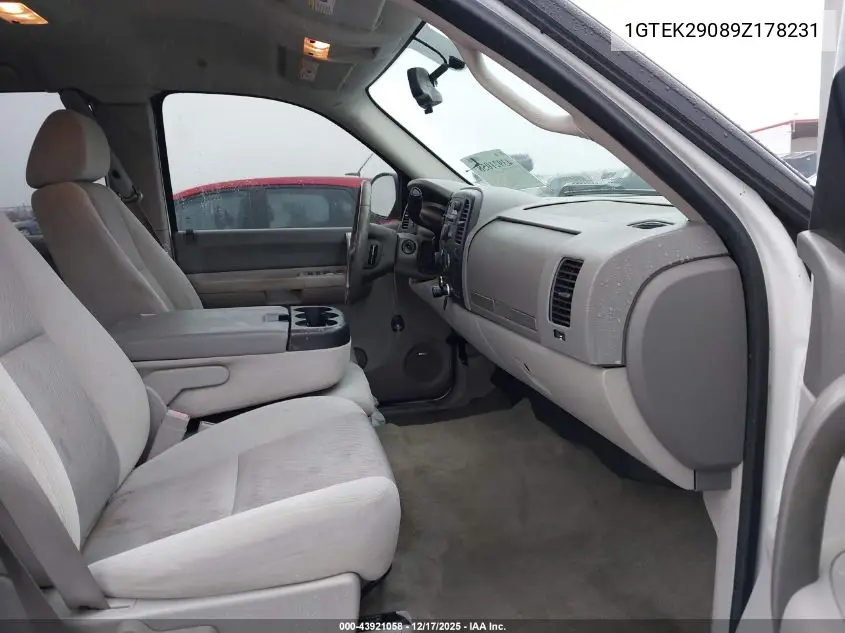 1GTEK29089Z178231 2009 GMC Sierra 1500 Sle