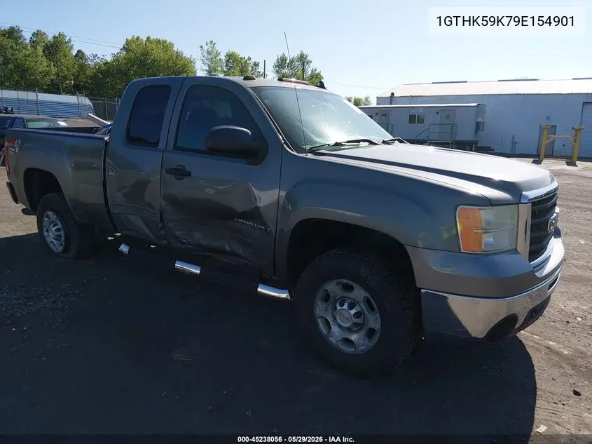 2009 GMC Sierra 2500Hd Sle VIN: 1GTHK59K79E154901 Lot: 45238056
