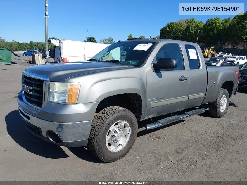 2009 GMC Sierra 2500Hd Sle VIN: 1GTHK59K79E154901 Lot: 45238056