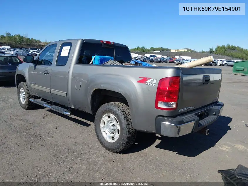 2009 GMC Sierra 2500Hd Sle VIN: 1GTHK59K79E154901 Lot: 45238056