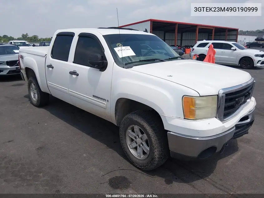 2009 GMC Sierra 1500 Sle VIN: 3GTEK23M49G190999 Lot: 45651764