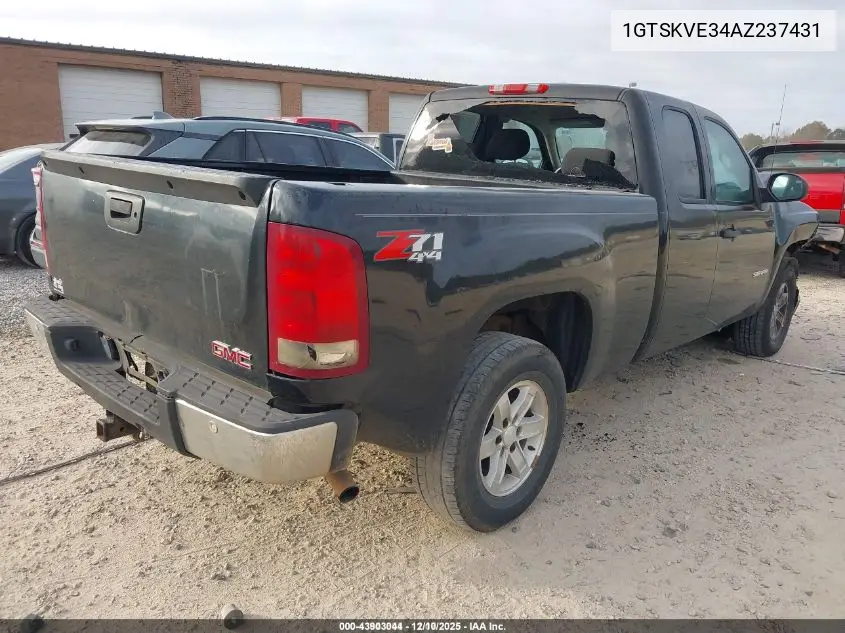 1GTSKVE34AZ237431 2010 GMC Sierra 1500 Sle