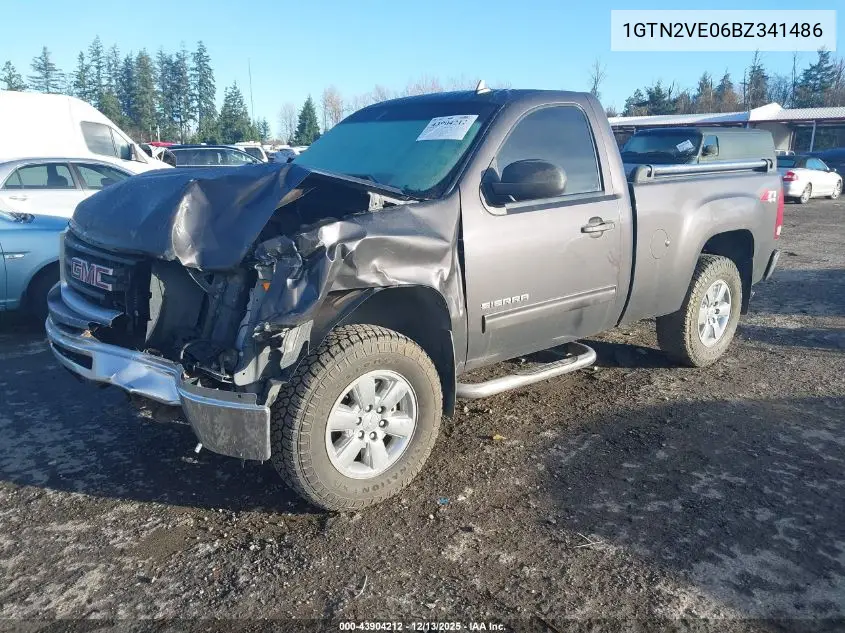 1GTN2VE06BZ341486 2011 GMC Sierra 1500 Sle