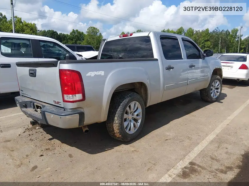 2011 GMC Sierra 1500 Sle VIN: 3GTP2VE39BG228120 Lot: 45327341