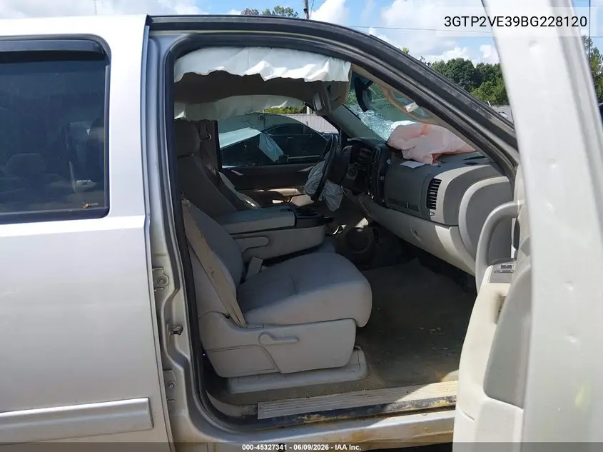 2011 GMC Sierra 1500 Sle VIN: 3GTP2VE39BG228120 Lot: 45327341