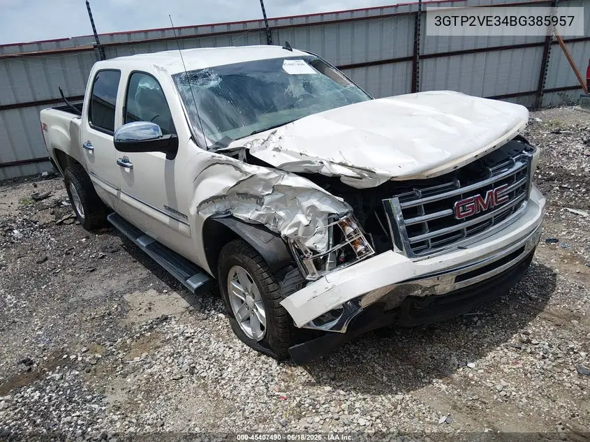 2011 GMC Sierra 1500 Sle VIN: 3GTP2VE34BG385957 Lot: 45407490