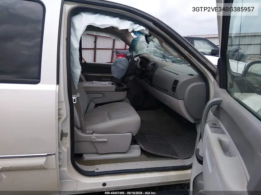 2011 GMC Sierra 1500 Sle VIN: 3GTP2VE34BG385957 Lot: 45407490