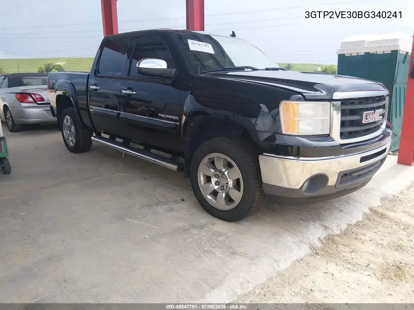 2011 GMC Sierra 1500 Sle VIN: 3GTP2VE30BG340241 Lot: 45547701