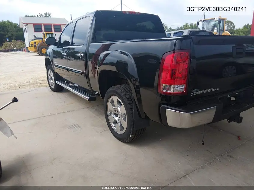 2011 GMC Sierra 1500 Sle VIN: 3GTP2VE30BG340241 Lot: 45547701