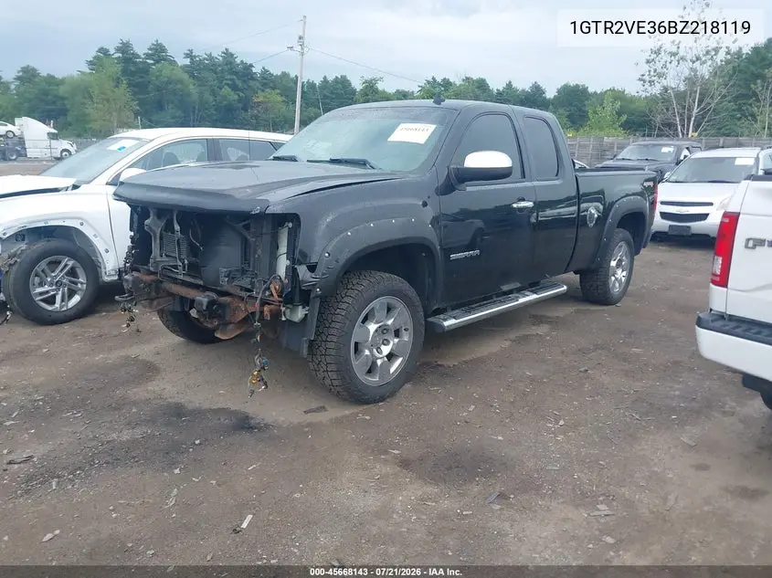 2011 GMC Sierra 1500 Sle VIN: 1GTR2VE36BZ218119 Lot: 45668143