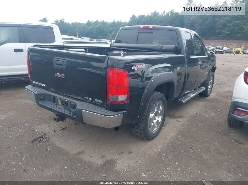 2011 GMC Sierra 1500 Sle VIN: 1GTR2VE36BZ218119 Lot: 45668143