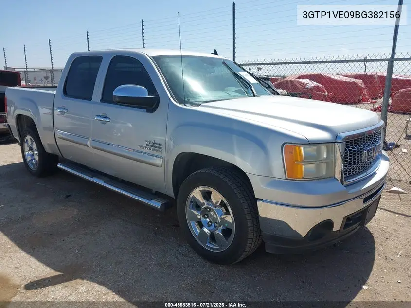 2011 GMC Sierra 1500 Sle VIN: 3GTP1VE09BG382156 Lot: 45683516