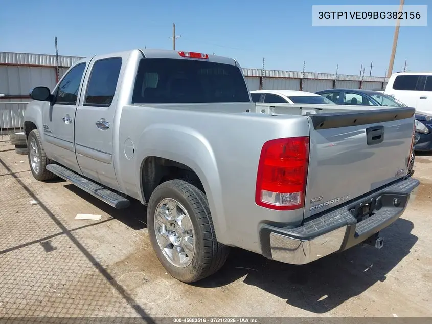 2011 GMC Sierra 1500 Sle VIN: 3GTP1VE09BG382156 Lot: 45683516