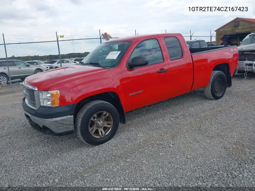 1GTR2TE74CZ167423 2012 GMC Sierra 1500 Work Truck
