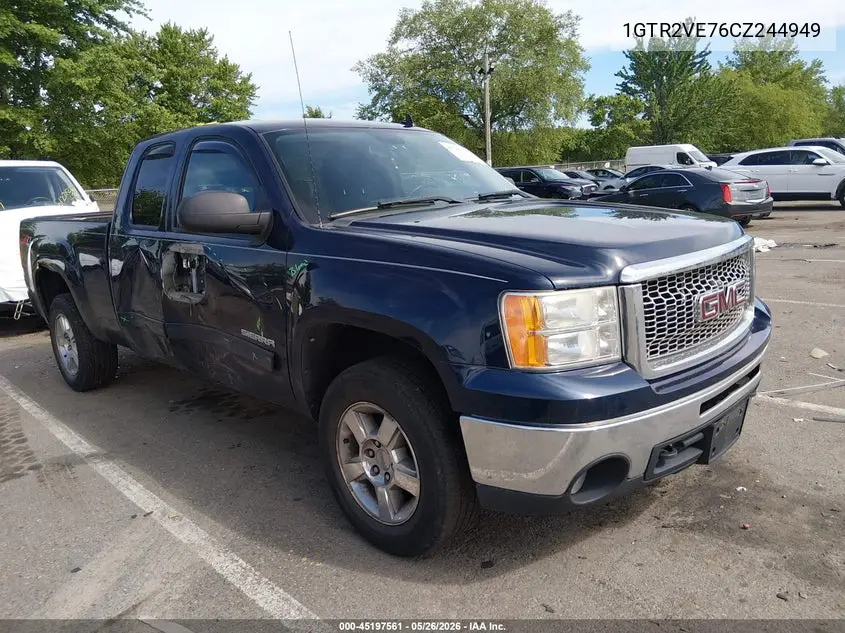 2012 GMC Sierra 1500 Sle VIN: 1GTR2VE76CZ244949 Lot: 45197561