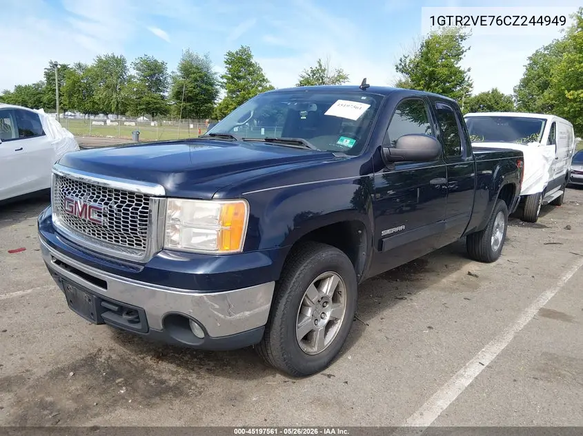 2012 GMC Sierra 1500 Sle VIN: 1GTR2VE76CZ244949 Lot: 45197561
