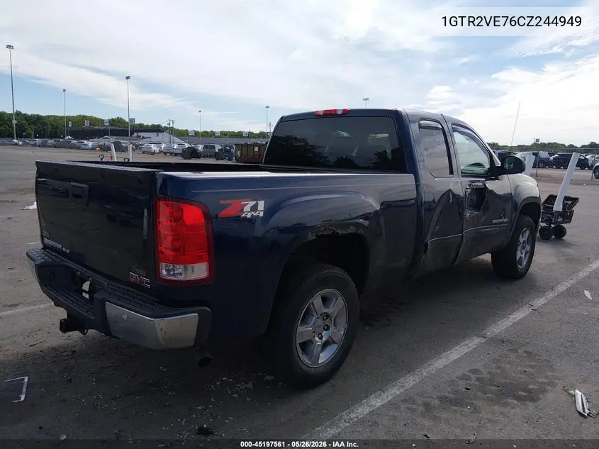 2012 GMC Sierra 1500 Sle VIN: 1GTR2VE76CZ244949 Lot: 45197561