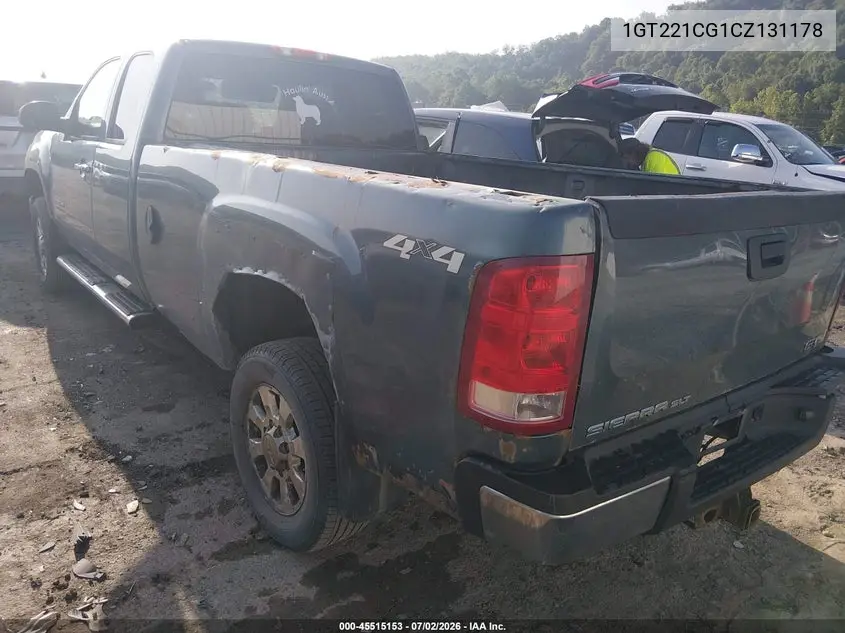 2012 GMC Sierra 2500Hd Slt VIN: 1GT221CG1CZ131178 Lot: 45515153
