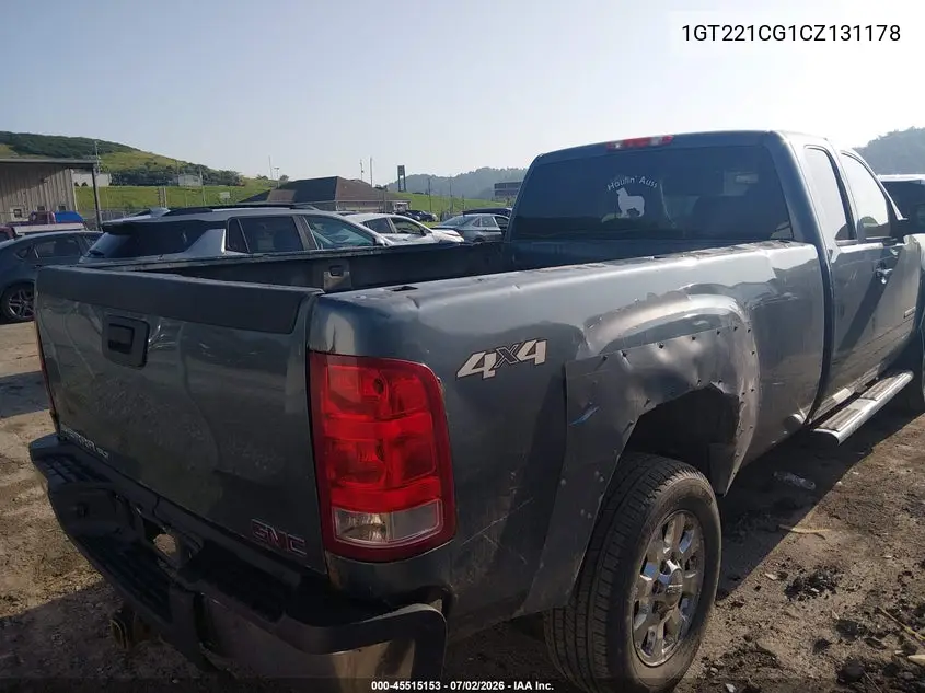 2012 GMC Sierra 2500Hd Slt VIN: 1GT221CG1CZ131178 Lot: 45515153
