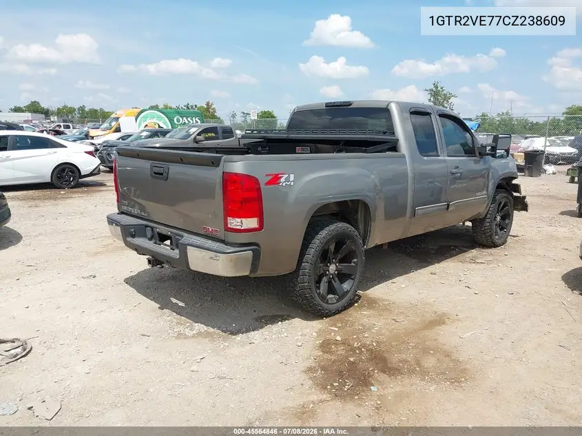 2012 GMC Sierra 1500 Sle VIN: 1GTR2VE77CZ238609 Lot: 45564846