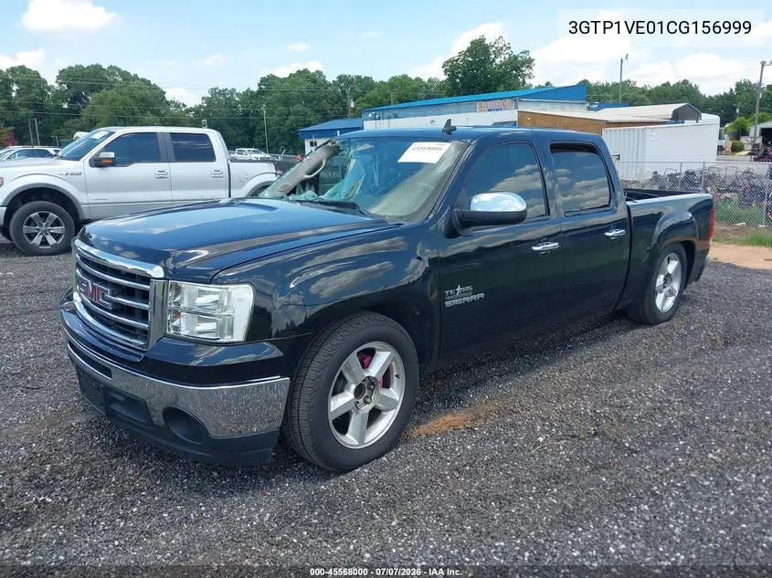 2012 GMC Sierra 1500 Sle VIN: 3GTP1VE01CG156999 Lot: 45568000
