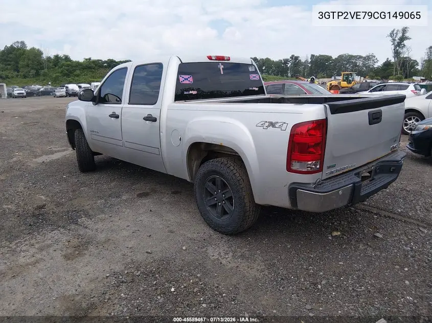 2012 GMC Sierra 1500 Sle VIN: 3GTP2VE79CG149065 Lot: 45589467