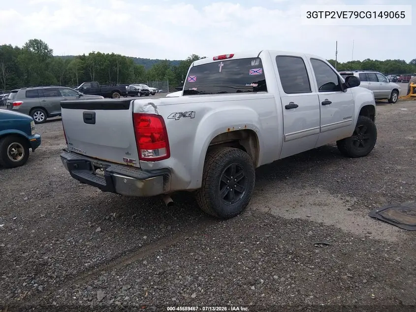 2012 GMC Sierra 1500 Sle VIN: 3GTP2VE79CG149065 Lot: 45589467
