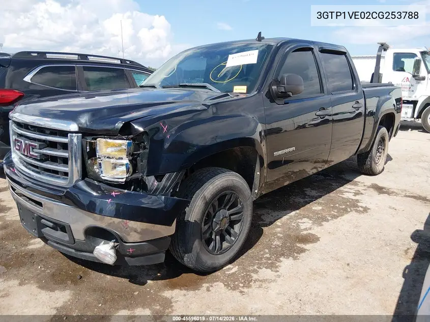 2012 GMC Sierra 1500 Sle VIN: 3GTP1VE02CG253788 Lot: 45596019