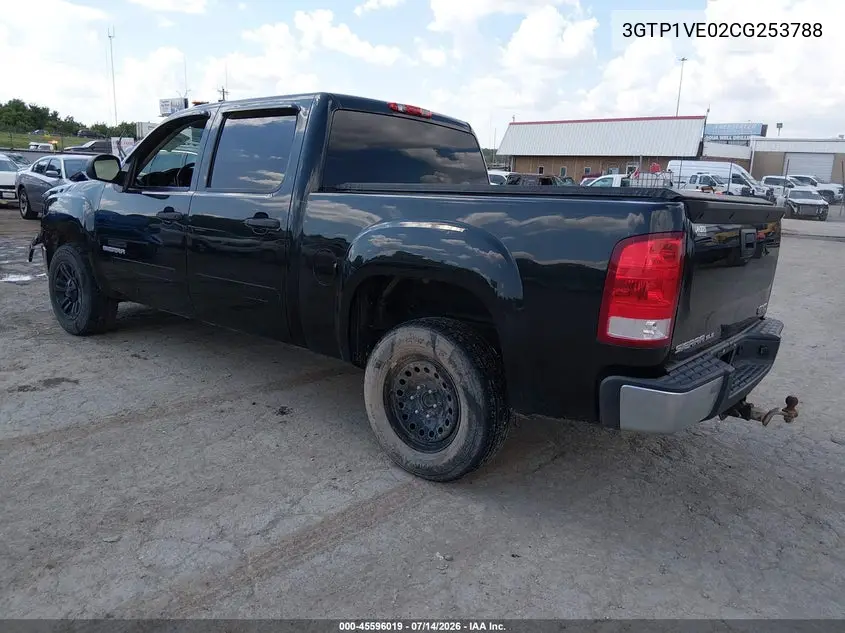 2012 GMC Sierra 1500 Sle VIN: 3GTP1VE02CG253788 Lot: 45596019
