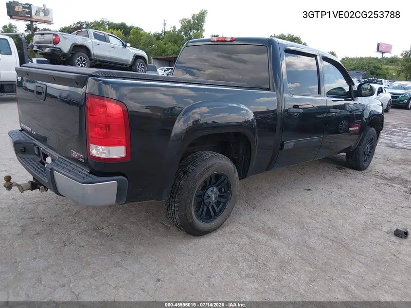 2012 GMC Sierra 1500 Sle VIN: 3GTP1VE02CG253788 Lot: 45596019