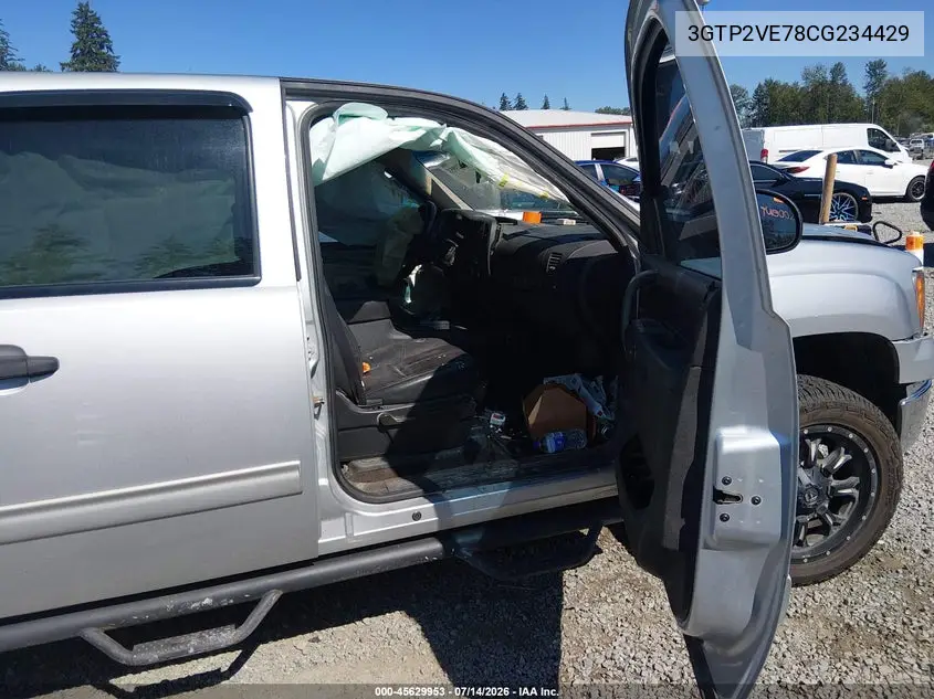 2012 GMC Sierra 1500 Sle VIN: 3GTP2VE78CG234429 Lot: 45629953