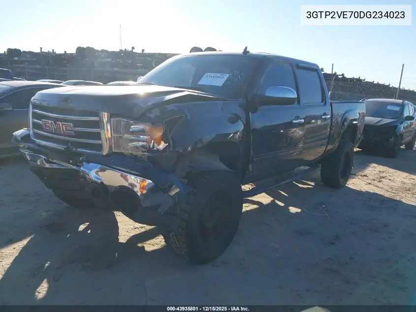 3GTP2VE70DG234023 2013 GMC Sierra 1500 Sle