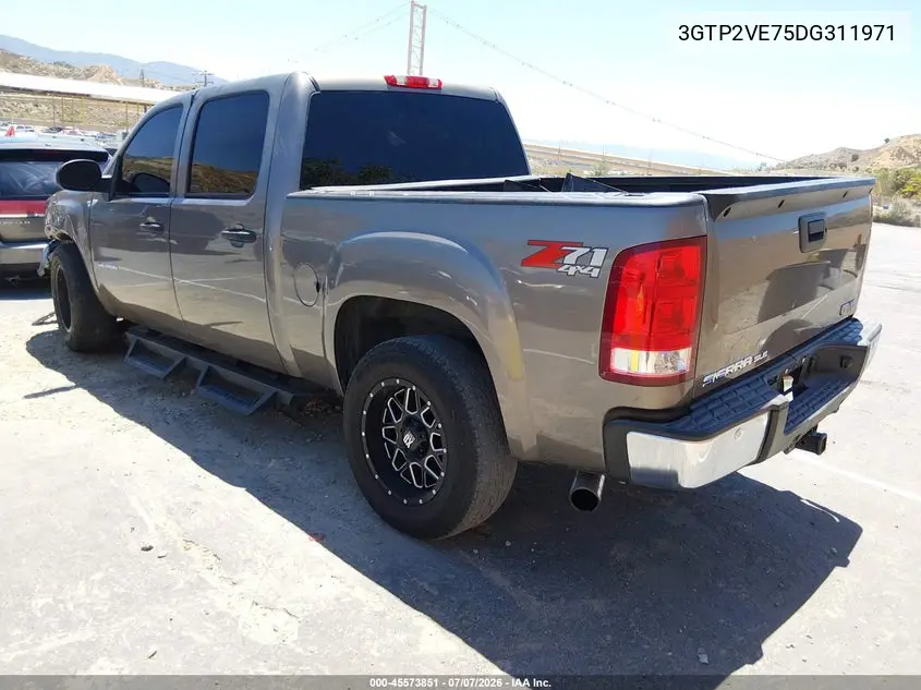 2013 GMC Sierra 1500 Sle VIN: 3GTP2VE75DG311971 Lot: 45573851