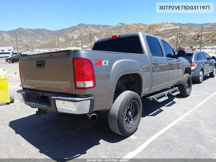 2013 GMC Sierra 1500 Sle VIN: 3GTP2VE75DG311971 Lot: 45573851