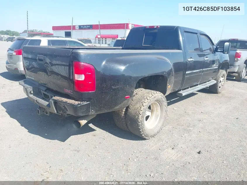 2013 GMC Sierra 3500Hd Denali VIN: 1GT426C85DF103854 Lot: 45634521