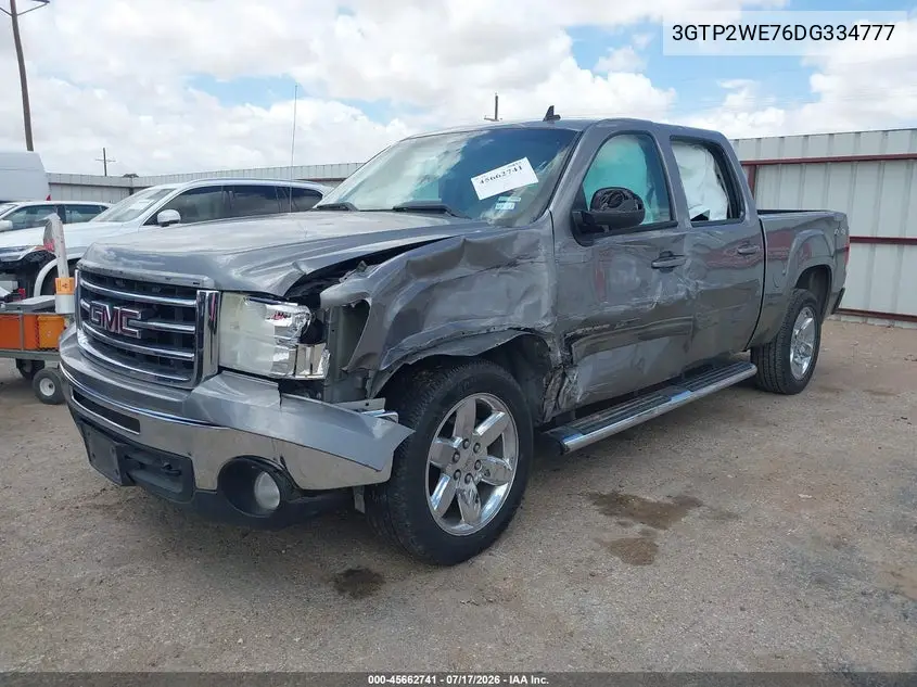2013 GMC Sierra 1500 Slt VIN: 3GTP2WE76DG334777 Lot: 45662741