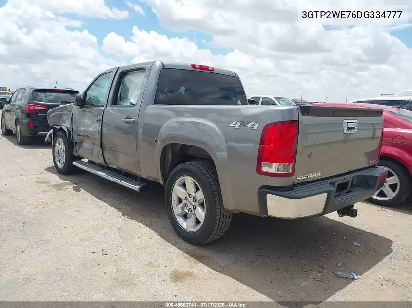 2013 GMC Sierra 1500 Slt VIN: 3GTP2WE76DG334777 Lot: 45662741