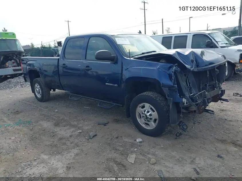 2014 GMC Sierra 2500Hd Sle VIN: 1GT120CG1EF165115 Lot: 45342799