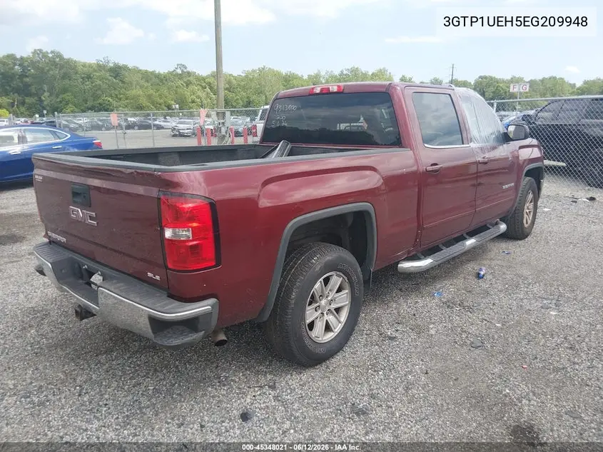 2014 GMC Sierra 1500 Sle VIN: 3GTP1UEH5EG209948 Lot: 45348021