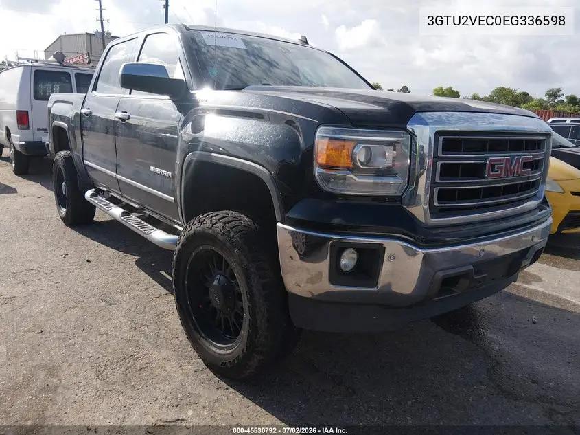 2014 GMC Sierra 1500 Slt VIN: 3GTU2VEC0EG336598 Lot: 45530792
