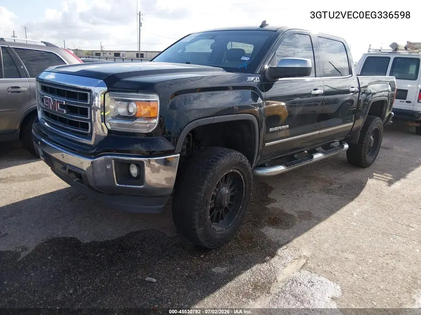 2014 GMC Sierra 1500 Slt VIN: 3GTU2VEC0EG336598 Lot: 45530792