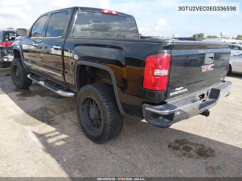 2014 GMC Sierra 1500 Slt VIN: 3GTU2VEC0EG336598 Lot: 45530792