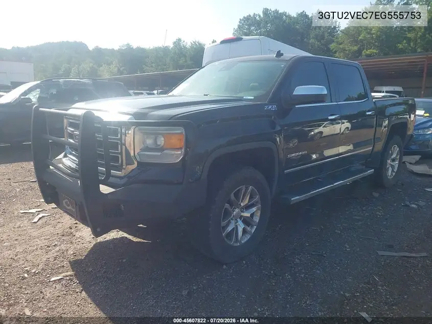2014 GMC Sierra 1500 Slt VIN: 3GTU2VEC7EG555753 Lot: 45607822