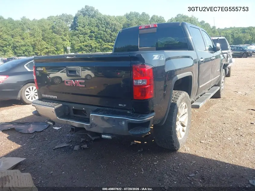 2014 GMC Sierra 1500 Slt VIN: 3GTU2VEC7EG555753 Lot: 45607822