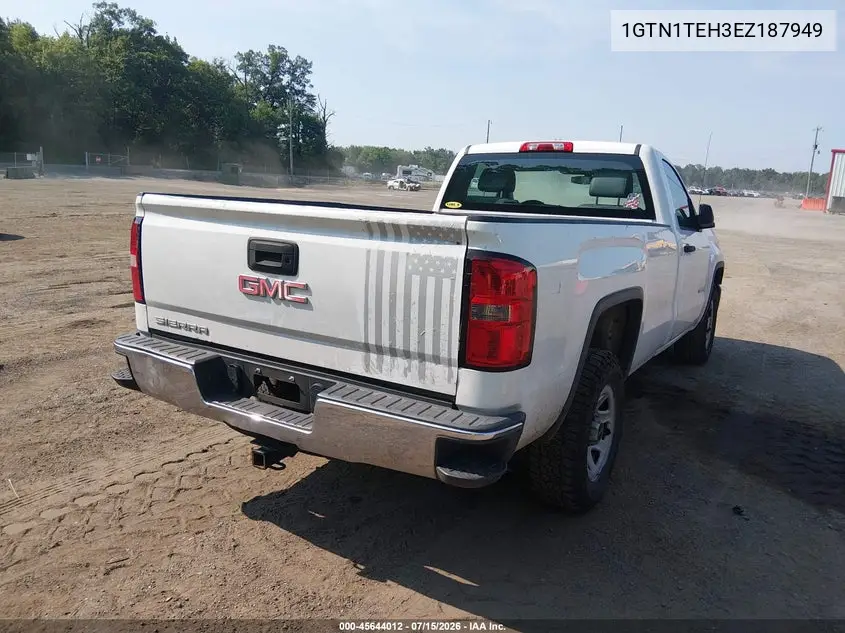 2014 GMC Sierra 1500 VIN: 1GTN1TEH3EZ187949 Lot: 45644012