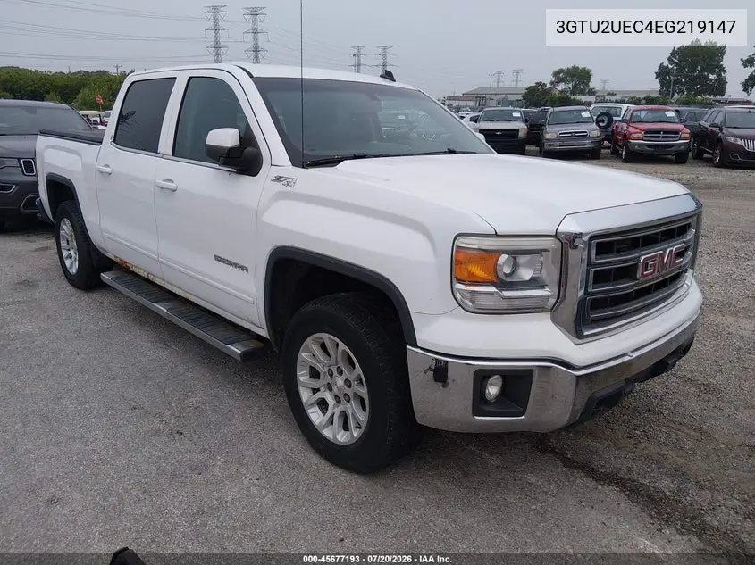 2014 GMC Sierra 1500 Sle VIN: 3GTU2UEC4EG219147 Lot: 45677193